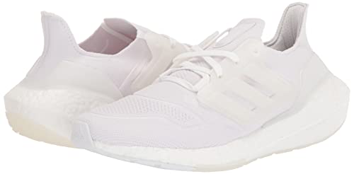 adidas Women's Ultraboost 22 Running Shoe, White/White/Crystal White, 8