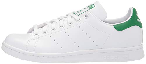 adidas Originals Men's Stan Smith (End Plastic Waste) Sneaker, White/White/Green, 10