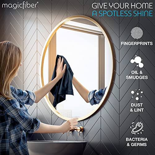 MagicFiber Extra Large Microfiber Cleaning Cloth - Premium Cloth for TV, Screens, Windows, Mirrors & More